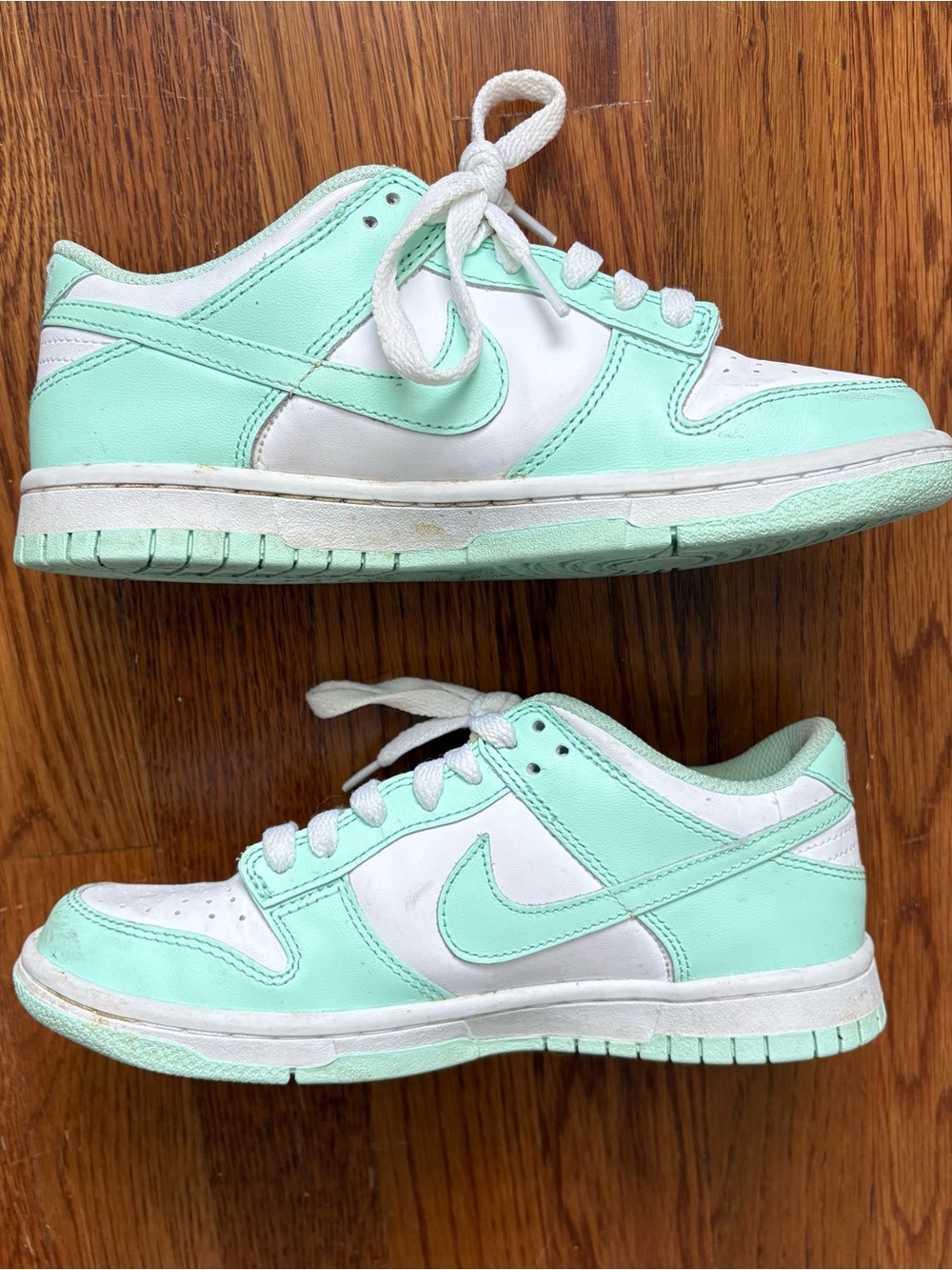 Nike Dunk Low GS Mint Green White Sneakers Youth 4Y streetwear skater women 6.5